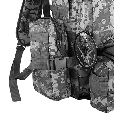 탈착식 MOLLE 사이드 수납 포켓
